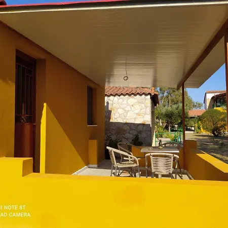 Camping Hydraswave Bungalow Caravan Thermisia Exterior photo