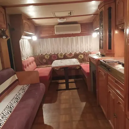 Camping Hydraswave Bungalow Caravan Thermisia Exterior photo