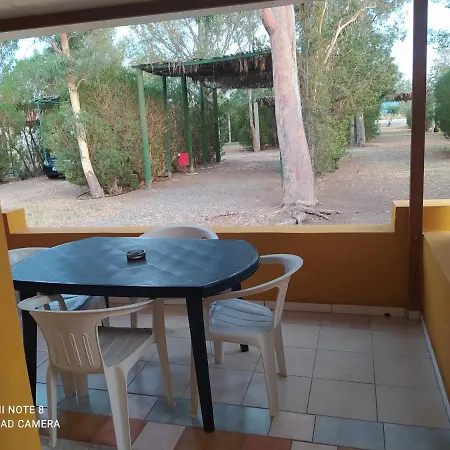 Camping Hydraswave Bungalow Caravan Thermisia Exterior photo