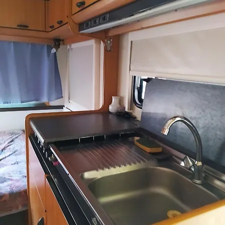 Camping Hydraswave Bungalow Caravan Thermisia Exterior photo